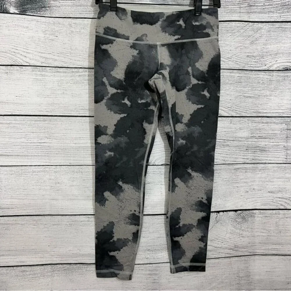Lululemon Wunder Under Pant Floral Platoon Print Size 6
